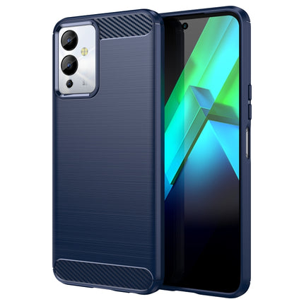 Brushed Texture Carbon Fiber TPU Phone Case, For Samsung Galaxy F04, For Xiaomi Redmi K60E, For Xiaomi Poco C50, For Xiaomi Redmi Note 12 Pro Speed, For Infinix Note 12i, For Infinix Hot 12 Play, For Infinix Hot 12 Play NFC, For Infinix Hot 20S