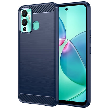 Brushed Texture Carbon Fiber TPU Phone Case, For Samsung Galaxy F04, For Xiaomi Redmi K60E, For Xiaomi Poco C50, For Xiaomi Redmi Note 12 Pro Speed, For Infinix Note 12i, For Infinix Hot 12 Play, For Infinix Hot 12 Play NFC, For Infinix Hot 20S