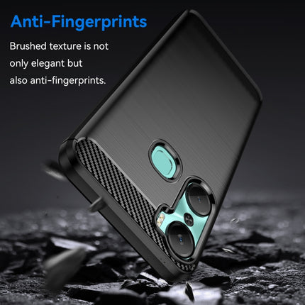 Brushed Texture Carbon Fiber TPU Phone Case, For Infinix Hot 12 Pro, For Xiaomi Redmi K60, For Xiaomi Redmi K60 Pro, For Xiaomi Redmi 12C