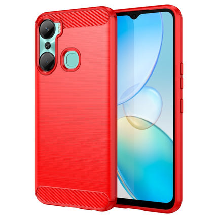 Brushed Texture Carbon Fiber TPU Phone Case, For Infinix Hot 12 Pro, For Xiaomi Redmi K60, For Xiaomi Redmi K60 Pro, For Xiaomi Redmi 12C
