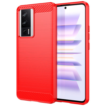 Brushed Texture Carbon Fiber TPU Phone Case, For Infinix Hot 12 Pro, For Xiaomi Redmi K60, For Xiaomi Redmi K60 Pro, For Xiaomi Redmi 12C