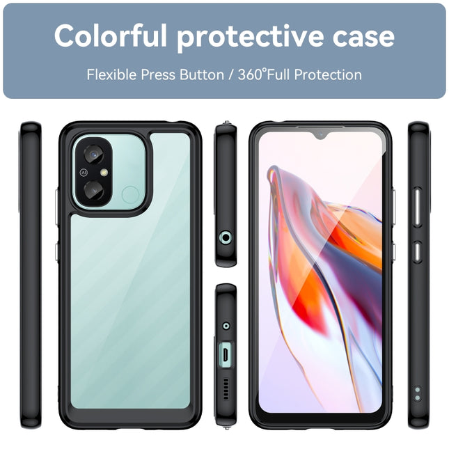 Colorful Series Acrylic + TPU Phone Case, For Xiaomi Redmi 12C