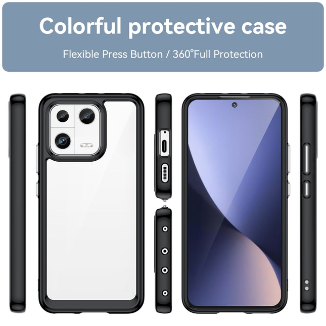 Colorful Series Acrylic + TPU Phone Case, For Xiaomi 13, For Xiaomi 13 Pro