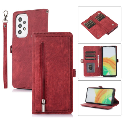 Zipper Card Slot Buckle Wallet Leather Phone Case, For Samsung Galaxy A23, For Samsung Galaxy A13 4G / 5G, For Samsung Galaxy A53 5G, For Samsung Galaxy A33 5G