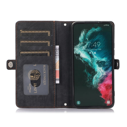 Zipper Card Slot Buckle Wallet Leather Phone Case, For Samsung Galaxy S22 5G, For Samsung Galaxy S22+ 5G, For Samsung Galaxy S22 Ultra 5G, For Samsung Galaxy A12 5G