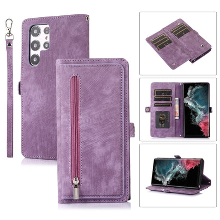 Zipper Card Slot Buckle Wallet Leather Phone Case, For Samsung Galaxy S22 5G, For Samsung Galaxy S22+ 5G, For Samsung Galaxy S22 Ultra 5G, For Samsung Galaxy A12 5G