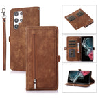 For Samsung Galaxy S22 Ultra 5G / Brown