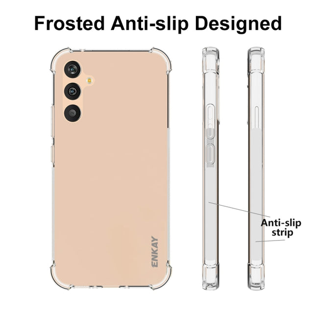 For Samsung Galaxy A34 5G ENKAY Hat-Prince Clear TPU Shockproof Case Soft Anti-slip Cover, For Samsung Galaxy A34 5G