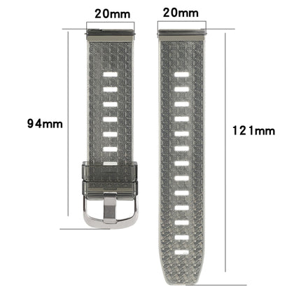 20mm Transparent Shiny Diamond TPU Watch Band, For Samsung Galaxy Watch 3 41mm, For Samsung Galaxy Watch 42mm, For Samsung Galaxy Watch5 40mm / 44mm, For Samsung Galaxy Watch5 Pro