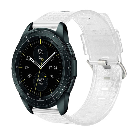 20mm Transparent Shiny Diamond TPU Watch Band, For Samsung Galaxy Watch 3 41mm, For Samsung Galaxy Watch 42mm, For Samsung Galaxy Watch5 40mm / 44mm, For Samsung Galaxy Watch5 Pro