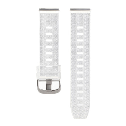 20mm Transparent Shiny Diamond TPU Watch Band, For Samsung Galaxy Watch4 / Watch4 Classic, For Samsung Galaxy Watch3 41mm, For Samsung Galaxy Gear Sport / Gear S2 Classic