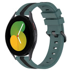 For Samsung Galaxy Watch5 40mm / Green+Black