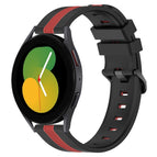 For Samsung Galaxy Watch5 40mm / Black+Red