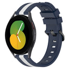 For Samsung Galaxy Watch5 40mm / Blue+White