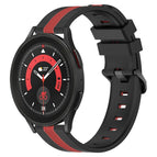 For Samsung Galaxy Watch5 Pro 45mm / Black+Red