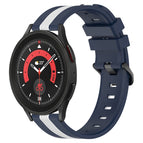 For Samsung Galaxy Watch5 Pro 45mm / Blue+White