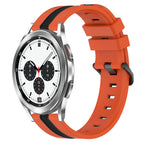 For Samsung  Galaxy Watch4 Classic 42mm / Orange+Black