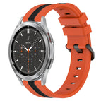 For Samsung  Galaxy Watch4 Classic 46mm / Orange+Black