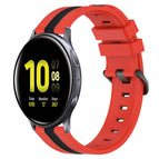 For Samsung Galaxy Watch Active2 40mm / Red+Black