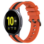 For Samsung Galaxy Watch Active2 44mm / Orange+Black