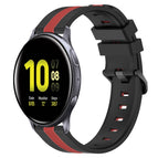 For Samsung Galaxy Watch Active2 44mm / Black+Red