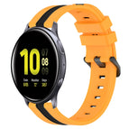 For Samsung Galaxy Watch Active2 44mm / Yellow+Black