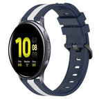 For Samsung Galaxy Watch Active2 44mm / Blue+White