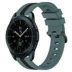 For Samsung Galaxy Watch 42mm / Green+Black