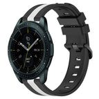 For Samsung Galaxy Watch 42mm / Black+White