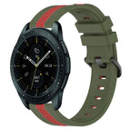 For Samsung Galaxy Watch 42mm / Army Green+Red