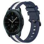 For Samsung Galaxy Watch 42mm / Blue+White