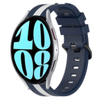 For Samsung Galaxy Watch 6 44mm / Blue+White