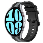 For Samsung Galaxy Watch 6 40mm / Black+Grey