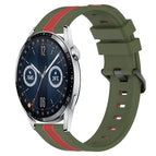 For Huawei Watch GT3 42mm / Army Green+Red