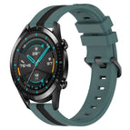 For Huawei Watch GT2 42mm / Green+Black