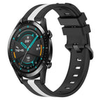 For Huawei Watch GT2 42mm / Black+White