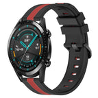 For Huawei Watch GT2 42mm / Black+Red