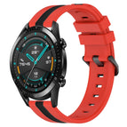 For Huawei Watch GT2 42mm / Red+Black