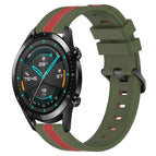 For Huawei Watch GT2 42mm / Army Green+Red