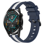 For Huawei Watch GT2 42mm / Blue+White