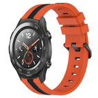 For Huawei Watch 2 / Orange+Black
