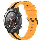 For Huawei Watch 2 / Yellow+Black