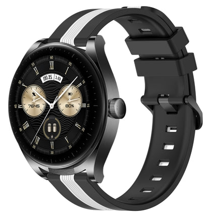 22mm Vertical Two-Color Silicone Watch Band, For Huawei Watch GT 3 SE, For Huawei Watch Buds