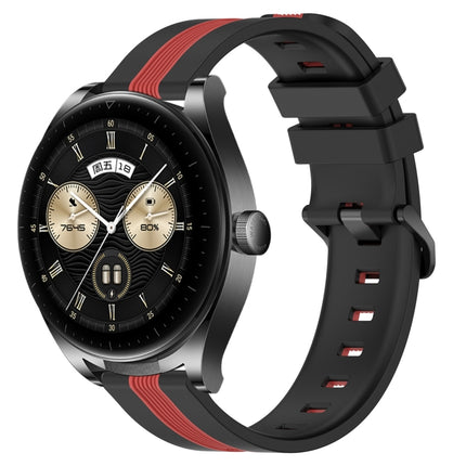 22mm Vertical Two-Color Silicone Watch Band, For Huawei Watch GT 3 SE, For Huawei Watch Buds