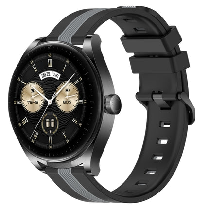 22mm Vertical Two-Color Silicone Watch Band, For Huawei Watch GT 3 SE, For Huawei Watch Buds