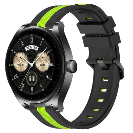 22mm Vertical Two-Color Silicone Watch Band, For Huawei Watch GT 3 SE, For Huawei Watch Buds