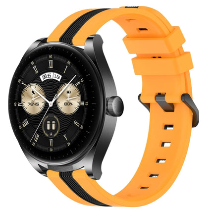 22mm Vertical Two-Color Silicone Watch Band, For Huawei Watch GT 3 SE, For Huawei Watch Buds