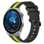 For Huawei Watch GT3 Pro 46mm / Black+Lime Green