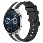 For Huawei Watch GT3 46mm / Black+White