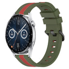 For Huawei Watch GT3 46mm / Army Green+Red